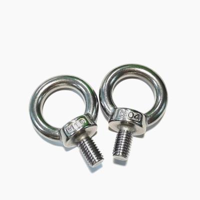 China M8/M10 Hook Stainless Steel Shoulder Lift Eye Bolt - Blue-Bright for sale