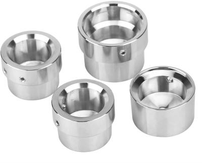 China Aluminum Alloy Chrome CNC Aluminum Alloy Axle Nut Covers Bolt Motorcycle Front and Rear Axle Nut Covers for sale