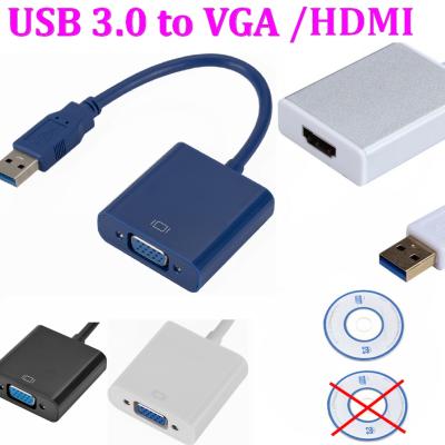 China COMPUTER USB3.0 USB 3.0 To Multi Converter External Video Adapter VGA Display Graphics Card For WIN7 WIN8 View for sale