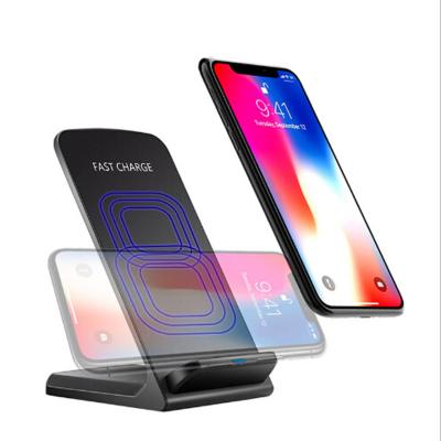 China Mobile Phone QC3.0 QC 3.0 10W QI Fast Wireless Charger Charging Docking Station Stand Holder For SAMSUNG iPhone HUAWEI for sale