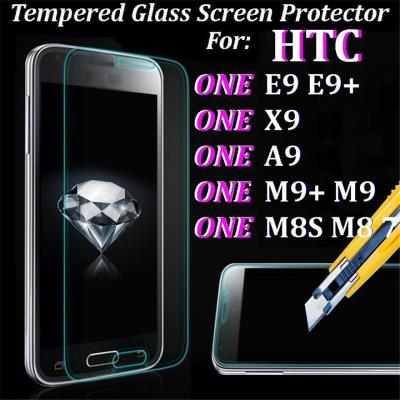 China Mobile Phone 9H 0.3MM Premium Ultrathin Tempered Glass Screen Protector Explosion Proof Flim For HTC ONE M9 M9 plus M8 M7 E8 E9 E9+ I A9 for sale