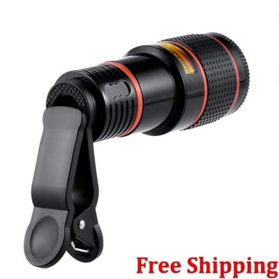 China Universal 12 X ZOOM Optical 12 Period Zoom Mobile Phone Telescope Camera Clip LENS For iPhone Samgsung WAZ-LENS3 for sale