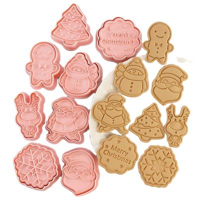 China Christmas Disposable Cake Silicone Cookie Baking Molds Mold Maker Silicone Resin Epoxy Baking Mold for sale