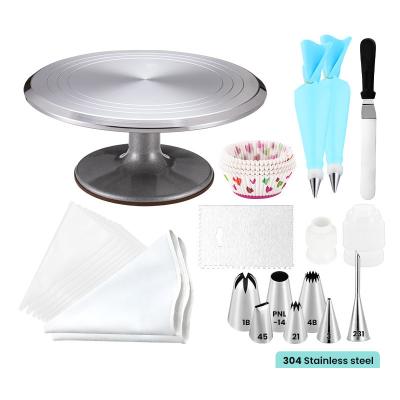 China Amazon Top Selling Disposable Supplies Baking Pastry Tools Kit Baking Accessories Baking Tools Cake Decorating Set for sale