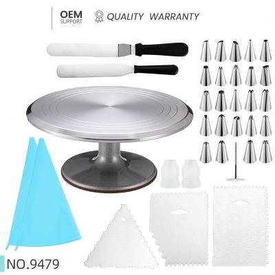 China 35Pcs Disposable Cake Baking Baking Supplies Pastry Cake Decorating Tool Kit for sale