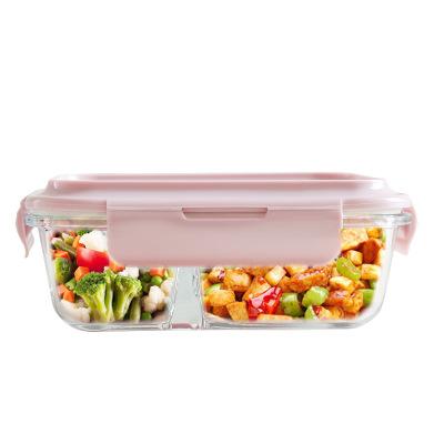 China Modern Round Pyrex Borosilicate Heat Meal Prep Storage Good Quality Fresh Food Container Glass Lunch Box for sale