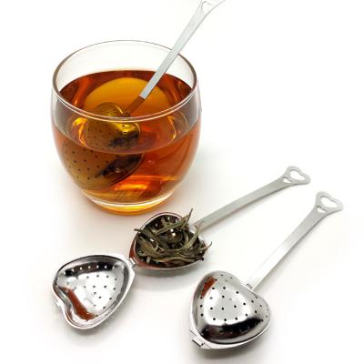 China Sustainable Wholesale Multi Shaped Tea Infuser , Cute Stainless Steel Tea Filtering Instrument Creative Infuser / Heart Tea for sale