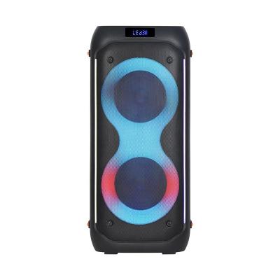 China New Portable Speaker 6.5 Inch DJ Singing Speakers Outdoor Professional Dual Colorful LED Rechargeable Party Karaoke Speaker for sale