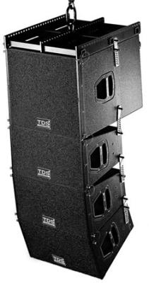 China Compact Dual 10 Inch Line Array Speakers Light Weight for Theater Sound for sale