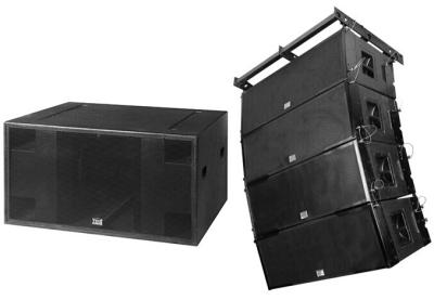 China Powerful Super Bass Line Array Subwoofer 2*18” Wide Coverage for Big Concert for sale