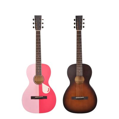 China Araucaria Plywood Yst-7562 High Quality 36 Inch Small Size Travel Acoustic Guitar for sale