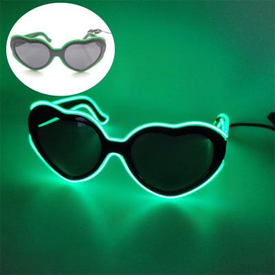 China Wholesale Festival Decoration 2022 New Style Light Up Clear Glasses Glow LED Flashing Glasses For Party Decor for sale