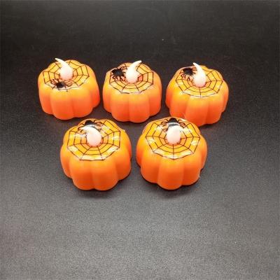 China Festival Decoration Halloween Party Decorations LED Wisp Atmosphere Pendant Lamp Toy Pumpkin Electronic Light Candle Lamp for sale