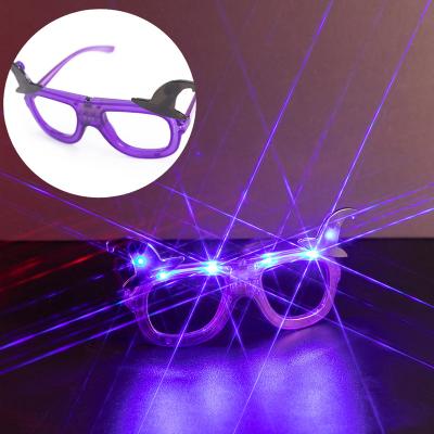 China Lgiht Toys 2022 Best Selling Flash LED Halloween Luminous PC Glasses For Party for sale