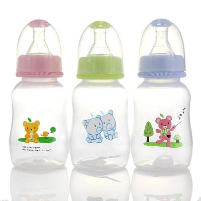 China 3pcs/pack 150ml Baby Feeding Bottle Cute Animal PP Feeding Bottle BPA Free for sale