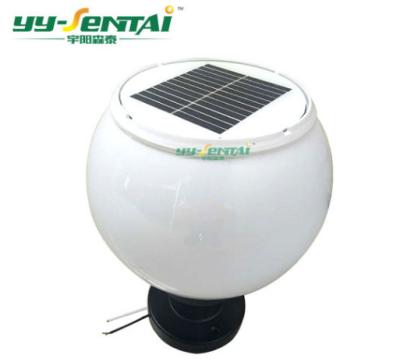 China New Garden Hot Products Multiple Functional White Solar Ball Type Outdoor LED Pillar Light For Post Garden Gate Light for sale