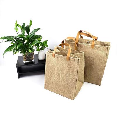 China 100% Eco-Friendly Shopping Tote Bags Wholesale Online, Reusable Custom Foldable Shopping Bags With Logos, Mini Burlap Sling Beach Jute Sack Jute Tote Tote for sale