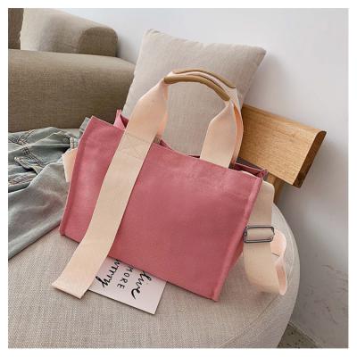 China 100% Eco-friendly Ladies Canvas Shopping Bags, Small Black Canvas Tote Bag Cotton Canvas, Custom Canvas Pink Tote Bag For Women for sale