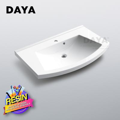 China Easy Clean Natural Modern Wash Basin Gel Coated Compound Shower Room Wash Vanity Wash Basin Bathroom Sink Basins for sale