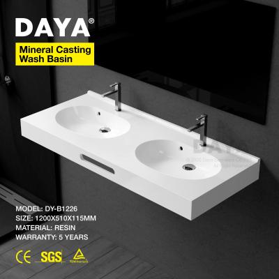 China Easy clean wash basin Europe and America hot sell sink bathroom washbasin wall hanging basin for sale