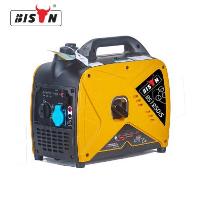 China Small Generator Provide Electric Power For Home Use BISON China Taizhou Portable With Handle 1kw 1kva Digital 110v 220v Inverter Gasoline Generator With Factory Price for sale