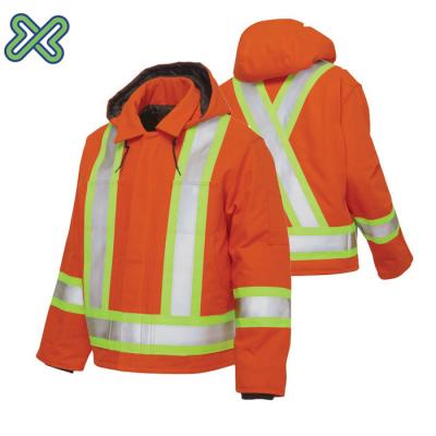 China Reflective Jacket High Visibility Winter Bomber Jacket With Reflective Markings for sale