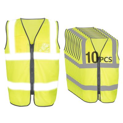 China Safety soft reflective vest, adjustable high-visibility safety vest, for running, cycling and outdoor sports for sale