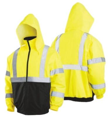 China New Design EN20471 Water Proof Hi-Strength Windproof Waterproof Safety Jacket Inner Warm High Quality for sale