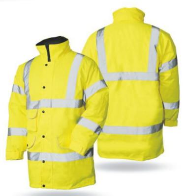 China Water Proof Hi-strength Safety Waterproof Windproof PU Coated Jacket Warm High Quality for sale