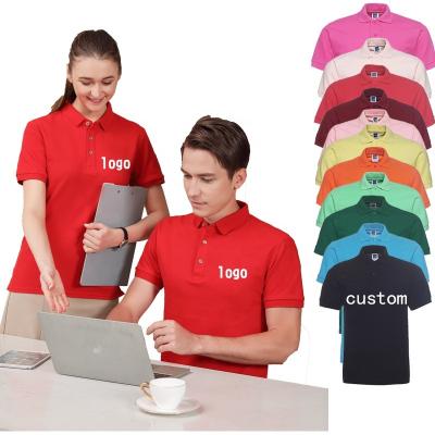 China Custom Anti-wrinkle lapel poloT T-shirt logo T-shirt printed empty large size T-shirt short sleeve for sale