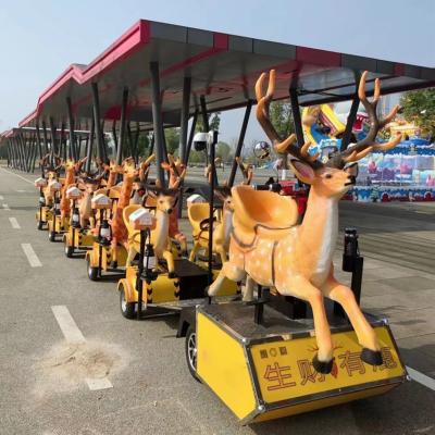 China Wattman Electric Mall Tourist Amusement Park Mini Express Kids Ride Mini Train Trackless Price For Sale RS-EL29016 for sale