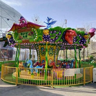 China Steel And Fiberglass Reinforced Plastics Amusement Ride, Luxury Theme Park Ride / Merry Swing Carousel Go Round For Sale for sale