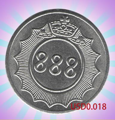 China Stainlees Steel Game Machine Coin Token /Aluminum Accessory for sale