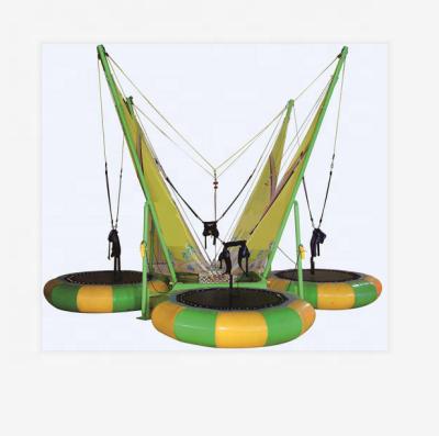 China Hot sale professional outdoor commercial 4 person metal bungee trampoline for sale for sale