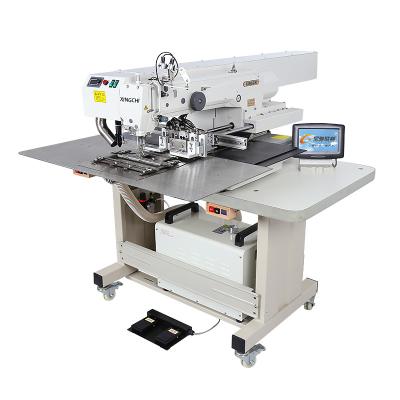 China XC-3520-JGR Programmable Automatic Laser Pocket Open Model Industrial Sewing Machine Manufacturer In China for sale