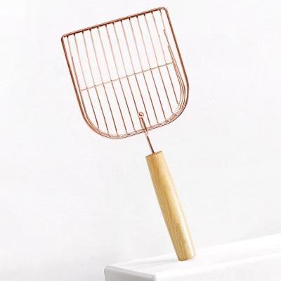 China Wholesale Stocked Metal Stainless Steel Cat Litter Shovel for sale