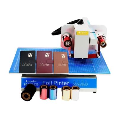 China Hot Popular Hotels Digital 8025 AMD3025 Stamping Foil Printing Machine Foil Flatbed Printer for sale