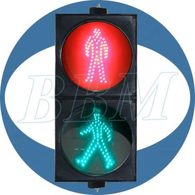 China PC 200mm Green Man Static Red Pedestrian Led Traffic Lights for sale