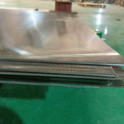 China Smooth Edge Industrial Sieve Screen 0.8mm Minimum Orifice Diameter 0.10mm Minimum Slot Width for sale