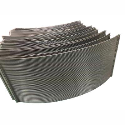 China Stainless Steel Wedge Wire Screen Arc Screen for Starch Filtration for sale