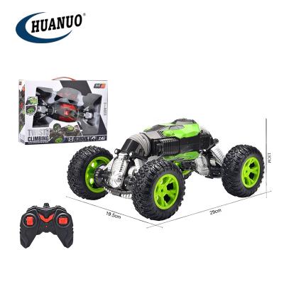 China RC model Kids rc climbing car toy 2.4G rc car 4wd twisted double side rc stunt car toys for sale