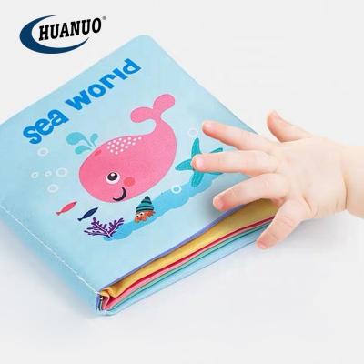 China Early Educational Baby Soft Cloth Toy Baby Book 6PCS Baby Cognitive Cloth Book 38*24.5*2.5cm for sale