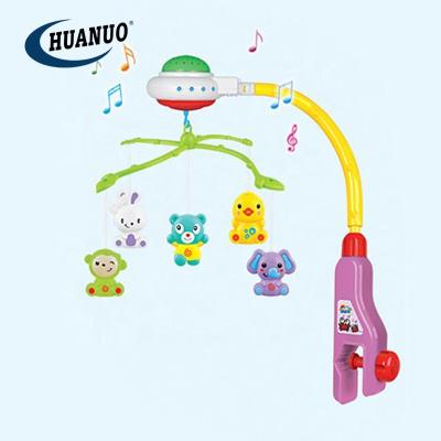 China Baby Toy Stuffed Toy Baby Crib Toy Musical Mobile Hanging Bell Battery Operated Baby Toy Projection Baby Crib Musical Mobile Hanging Bell for sale