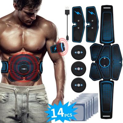 China EMS Muscle Training ABS Abdominal Muscle Trainer EMS Stimulator Toning Belt Training Smart Fit Set for sale