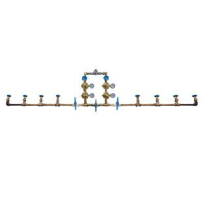 China Suitable for continuous consumption of bottled oxygen hospital manual / semi automatic medical gas system manifold oxygen manifold for sale