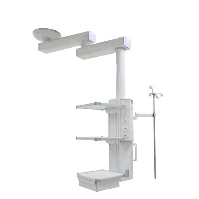 China High Strength Aluminum Alloy Medical Gas Equipment Double Arm Motorized Medical Ceiling Pendant for sale