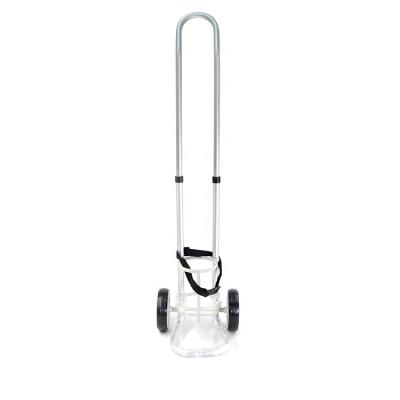 China Modern Aluminum Medical Oxygen Cylinder Trolley Gas Cylinder Trolley for Hospital for sale