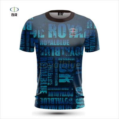 China Anti-wrinkle short sleeve custom sublimated o neck cheap design men's heat print t shirts t-shirt new stock OEM ODM football tops for sale