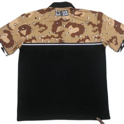 China Custom Printed Men's Anti-Shrink Polo Shirt for sale