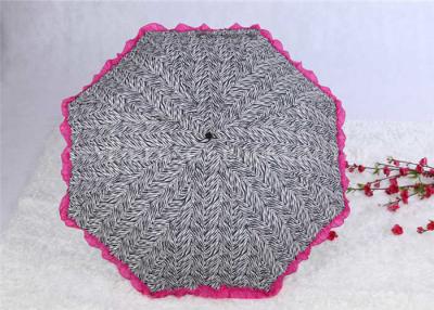 China Aluminum Alloy Strong Windproof Folding Umbrella Ultra Light Lace Parasol Umbrella for sale